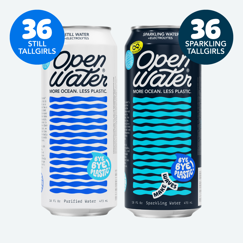 16oz Tallgirl–Mixed Water 6 cases