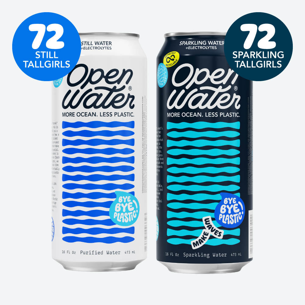16oz Tallgirl–Mixed Water 12 cases